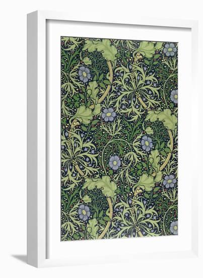 Seaweed Wallpaper Design, printed by John Henry Dearle-William Morris-Framed Giclee Print