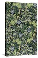 Seaweed Wallpaper Design, printed by John Henry Dearle-William Morris-Stretched Canvas