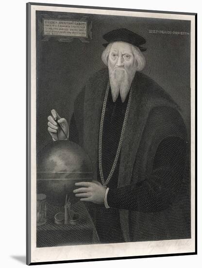 Sebastian Cabot Map Maker and Navigator Son of John Cabot-F. Rawle-Mounted Art Print