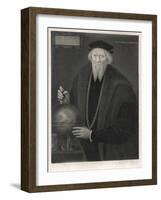 Sebastian Cabot Map Maker and Navigator Son of John Cabot-F. Rawle-Framed Art Print
