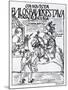 Sebastian De Benalcazar and Hernando Pizarro Confront Atahualpa Inca, Royal Baths in Cajamarca-Felipe Huaman Poma De Ayala-Mounted Giclee Print