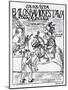 Sebastian De Benalcazar and Hernando Pizarro Confront Atahualpa Inca, Royal Baths in Cajamarca-Felipe Huaman Poma De Ayala-Mounted Giclee Print