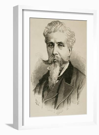 Sebastian Malagarriga Codina (1815-1880). Spanish Sculptor.-Arturo Carretero y Sánchez-Framed Giclee Print