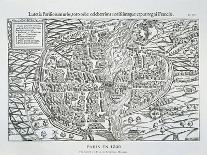 Paris City Plan C.1530-Sebastian Münster-Framed Giclee Print