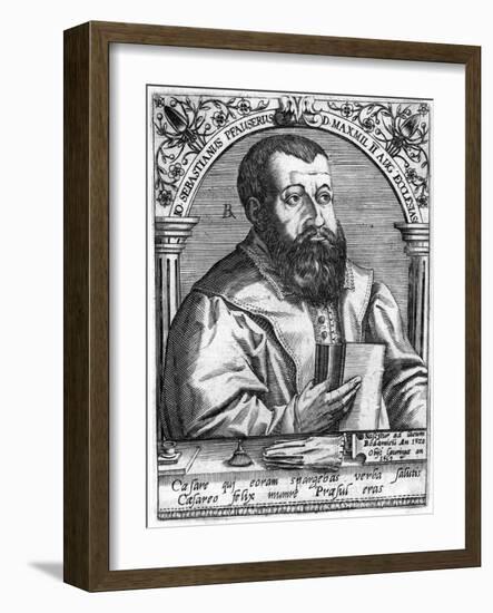 Sebastian Pfauser-Theodor De Brij-Framed Art Print