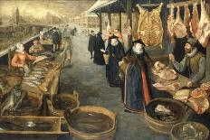 A Meat and Fish Market in Winter-Sebastian Stoskopff-Giclee Print