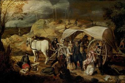 Soldiers Ambush a Cart and Passengers, Between 1600-1647