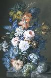 Rich Still Life of Summer Flowers-Sebastian Wegmayr-Framed Stretched Canvas