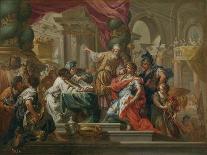 Alexander the Great in the Temple of Jerusalem, 1736-Sebastiano Conca-Giclee Print