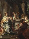 Alexander the Great in the Temple of Jerusalem, 1736-Sebastiano Conca-Giclee Print