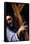 Sebastiano del Piombo / 'Christ carrying the Cross', 1532-1535, Italian School, Oil on slate, 43...-SEBASTIANO DEL PIOMBO-Framed Stretched Canvas