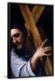 Sebastiano del Piombo / 'Christ carrying the Cross', 1532-1535, Italian School, Oil on slate, 43...-SEBASTIANO DEL PIOMBO-Framed Poster