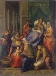 Birth of the Virgin Mary (Nascita Di Maria Vergine)-Sebastiano Filippi (Bastianino)-Framed Stretched Canvas