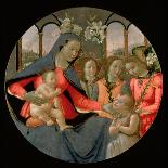 Madonna with Child and Angels-Sebastiano Mainardi-Stretched Canvas