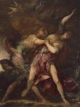 Apollo and Daphne-Sebastiano Mazzoni-Framed Stretched Canvas