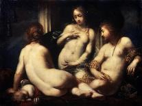 The Three Graces, 1650S-Sebastiano Mazzoni-Mounted Giclee Print