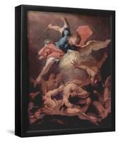 Sebastiano Ricci (Overthrow of the rebellious angels) Art Poster Print-null-Framed Poster