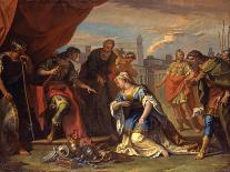 Allegory of France Below Minerva, Who Treads on Ignorance and Crowns Virtue, 1717-18-Sebastiano Ricci-Giclee Print