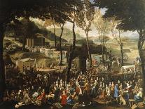 Fair at Saluzzo-Sebastiano Taricco-Giclee Print