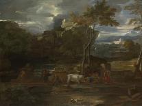 Moses and the Brazen Serpent, 1653-1654-Sébastien Bourdon-Stretched Canvas