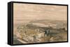 Sebastopol from Old Chersonese and Ancient Church of St Vladimir, 1856-William Simpson-Framed Stretched Canvas