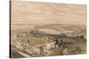 Sebastopol from Old Chersonese and Ancient Church of St Vladimir, 1856-William Simpson-Stretched Canvas