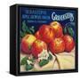 Sebastopol Gravensteins Apple Label - Sonoma, CA-Lantern Press-Framed Stretched Canvas