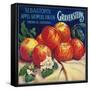 Sebastopol Gravensteins Apple Label - Sonoma, CA-Lantern Press-Framed Stretched Canvas