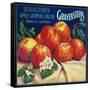 Sebastopol Gravensteins Apple Label - Sonoma, CA-Lantern Press-Framed Stretched Canvas