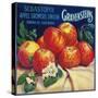 Sebastopol Gravensteins Apple Label - Sonoma, CA-Lantern Press-Stretched Canvas