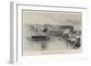 Sebastopol Harbour, with the Admiral Nakhimov-null-Framed Giclee Print