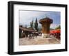 Sebilj, a Moorish-Style Fountain, Old Town, Sarajevo, Bosnia Herzegovina-Gavin Hellier-Framed Photographic Print