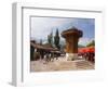 Sebilj, a Moorish-Style Fountain, Old Town, Sarajevo, Bosnia Herzegovina-Gavin Hellier-Framed Photographic Print