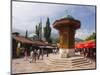 Sebilj, a Moorish-Style Fountain, Old Town, Sarajevo, Bosnia Herzegovina-Gavin Hellier-Mounted Photographic Print