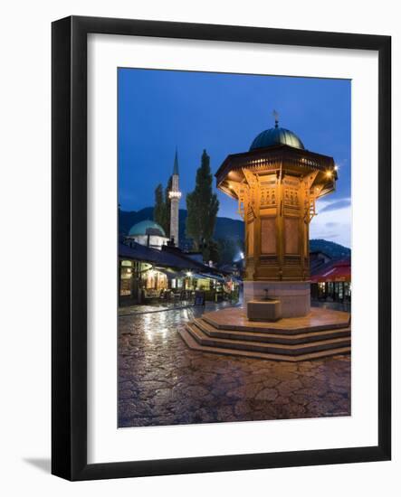 Sebilj, Bascarsija District, Sarajevo, Bosnia and Herzegovina-Gavin Hellier-Framed Photographic Print