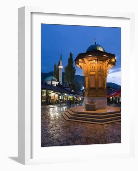 Sebilj, Bascarsija District, Sarajevo, Bosnia and Herzegovina-Gavin Hellier-Framed Photographic Print