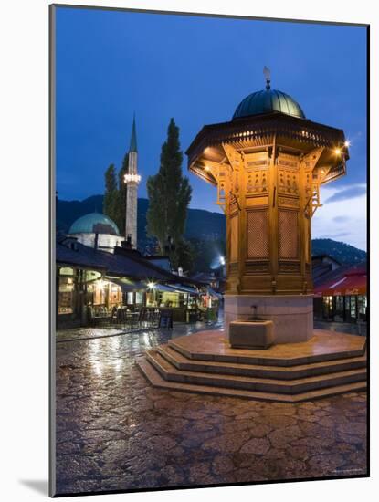 Sebilj, Bascarsija District, Sarajevo, Bosnia and Herzegovina-Gavin Hellier-Mounted Photographic Print