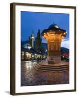 Sebilj, Bascarsija District, Sarajevo, Bosnia and Herzegovina-Gavin Hellier-Framed Photographic Print