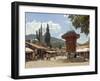 Sebilj Fountain, Bascarsija Market, Sarajevo, Bosnia, Bosnia-Herzegovina-Graham Lawrence-Framed Photographic Print