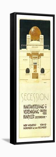 Secession Exhibition Of United Artists-Joseph Maria Olbrich-Framed Stretched Canvas