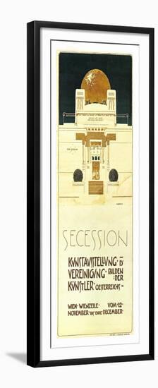 Secession Exhibition Of United Artists-Joseph Maria Olbrich-Framed Premium Giclee Print