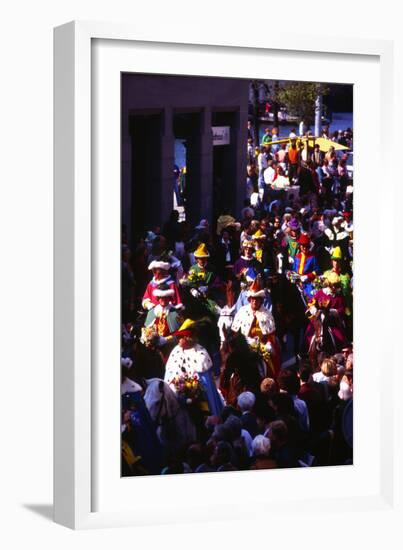 Sechselauten Celebration, Zurich, Switzerland-null-Framed Photographic Print