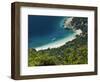 Secluded Beach Below Village, Lubenice, Cres Island, Kvarner Gulf, Croatia, Adriatic, Europe-Stuart Black-Framed Photographic Print