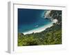 Secluded Beach Below Village, Lubenice, Cres Island, Kvarner Gulf, Croatia, Adriatic, Europe-Stuart Black-Framed Photographic Print