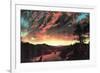 Secluded Landscape in the Sunset-Frederic Edwin Church-Framed Premium Giclee Print