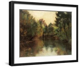 Secluded Pond-Gustav Klimt-Framed Giclee Print