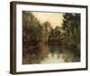 Secluded Pond-Gustav Klimt-Framed Giclee Print