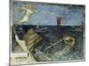 Second Angel with the Trumpet and the Agitation of the Sea from Apocalypse-Giusto De' Menabuoi-Mounted Giclee Print