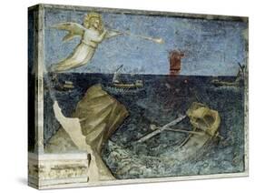 Second Angel with the Trumpet and the Agitation of the Sea from Apocalypse-Giusto De' Menabuoi-Stretched Canvas