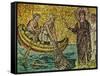 Second Apparition of Jesus Christ to Fishing Apostles on the Lake Galilee, Mosaic-null-Framed Stretched Canvas